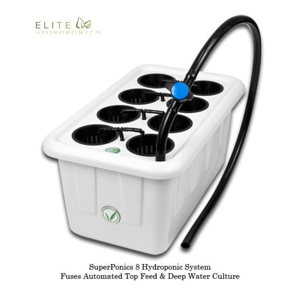 SuperPonics 8 Hydroponic Grow System